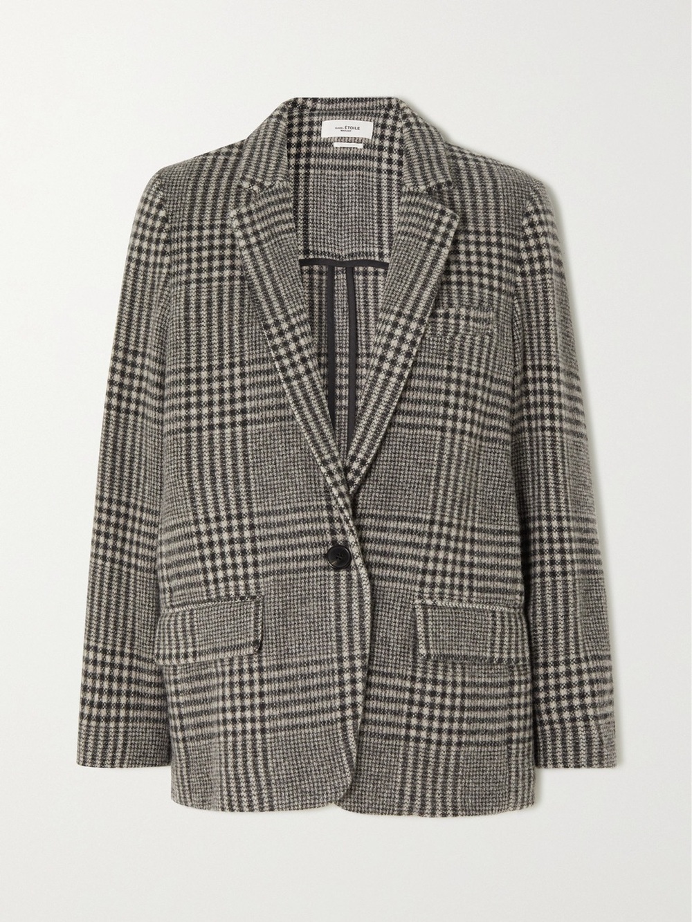 Isabel Marant Étoile Charlyne Checked Plaid Wool Blazer 34 - Picture 10 of 10